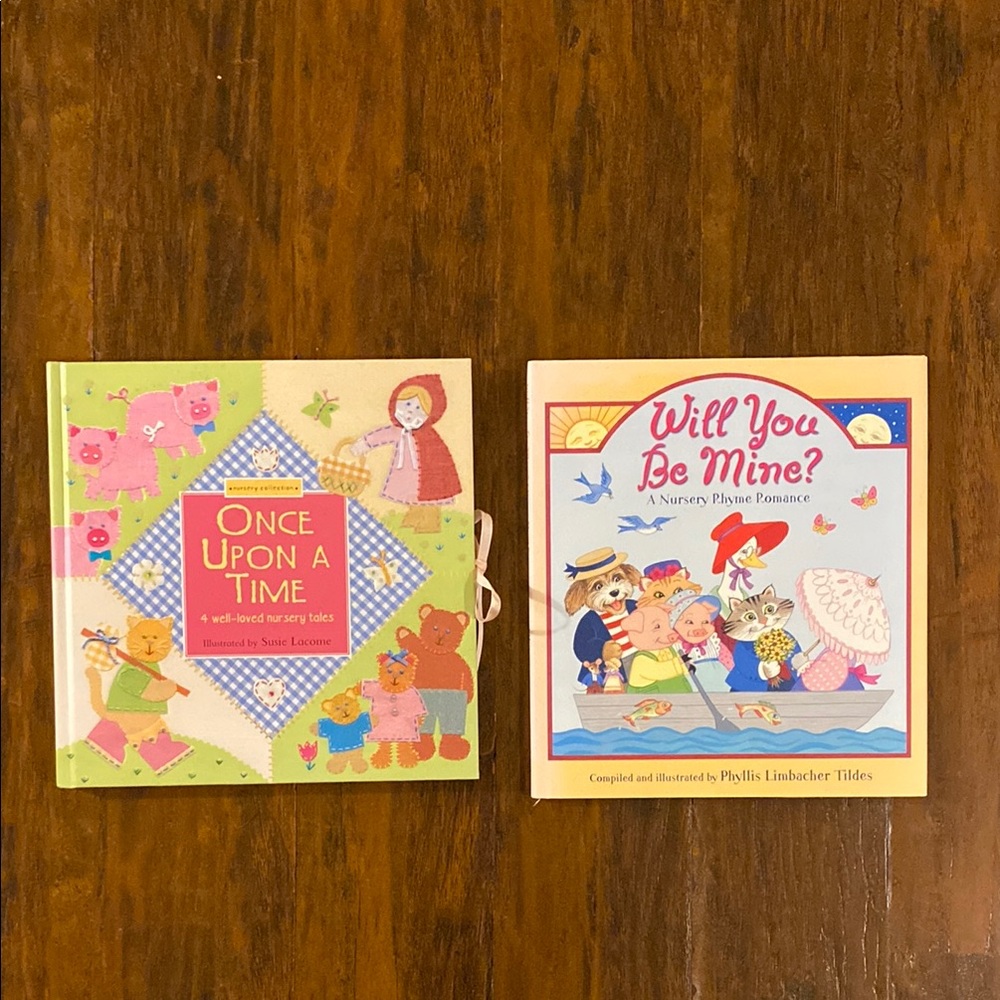 Children's Storybook Set - Once Upon a Time & Will You Be Mine?